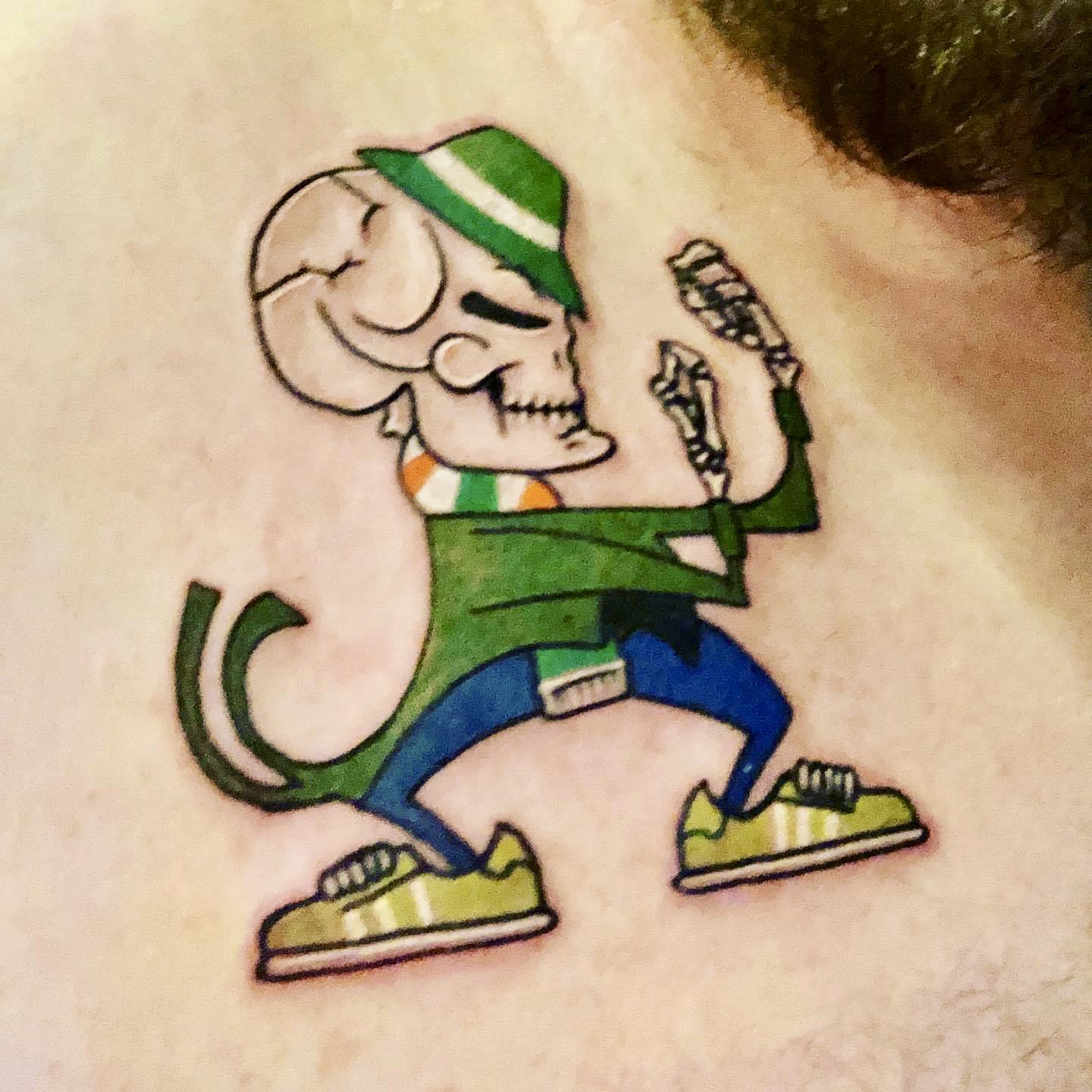 Tattoo uploaded by Bo Brymer  Notre Dame  Fighting Irish  Tattoodo