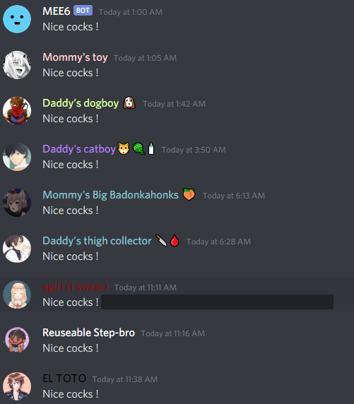 ChillingToto's tweet photo. my discord in a nutshell. https://t.co/WJVLSrjf2u