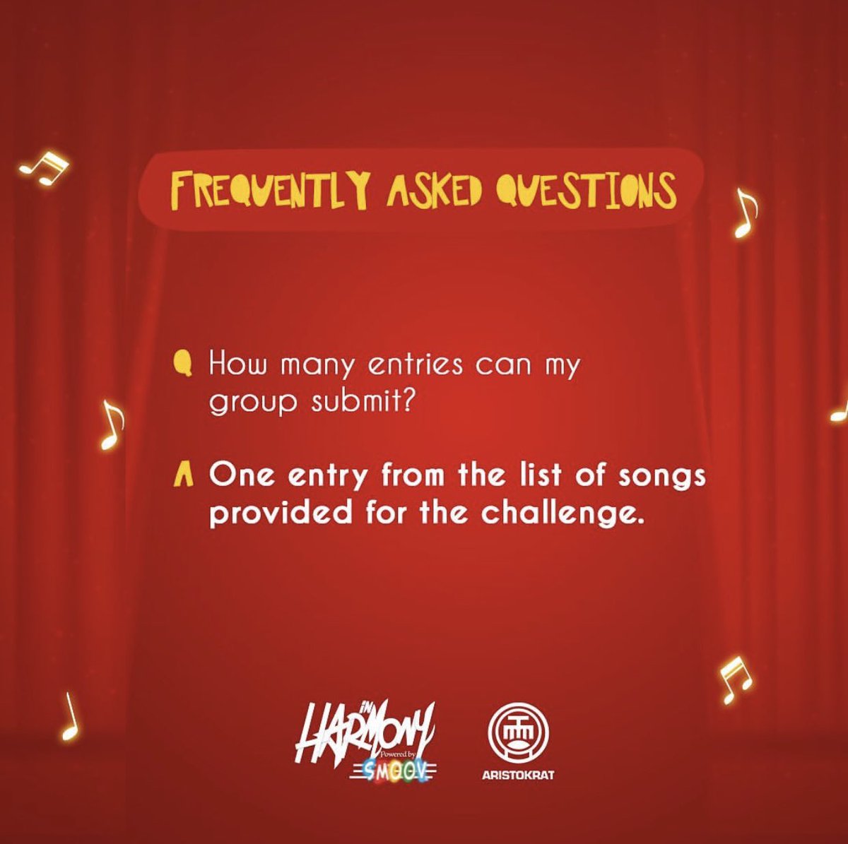 ihchallenge's tweet photo. Confused about some of our rules? Here are the answers to your FAQ
#inharmonychallenge https://t.co/toKl2kRYr2