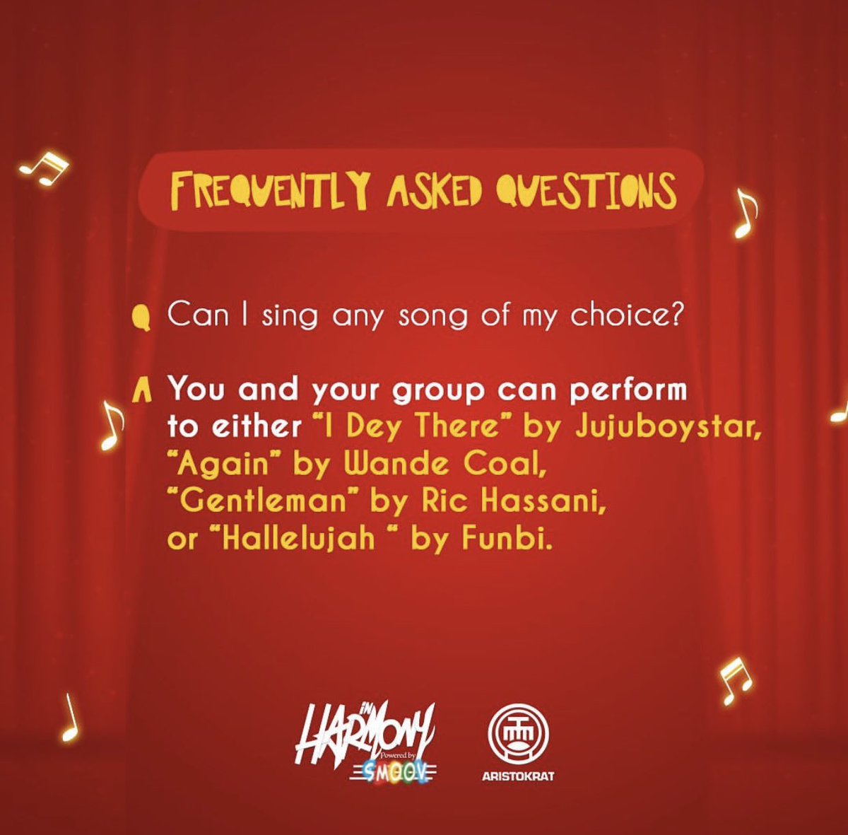 ihchallenge's tweet photo. Confused about some of our rules? Here are the answers to your FAQ
#inharmonychallenge https://t.co/toKl2kRYr2