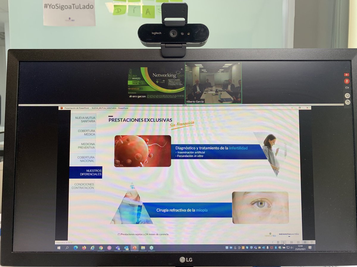 newcorred's tweet image. Continuamos con la presentación de Nueva Mutua Sanitaria. #NetworkingDays