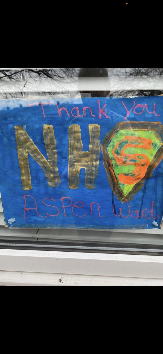 willow0212's tweet photo. #reflectionday #356days @ASPHFT @aspenWard this pic was painted by @LeechClaire and her son Sebby. She is on he maternity leave atm, she wrote:“To you all, I will stand silent at 12 today and think of your hard work, dedication, resilience, care, and compassion. Thank you for ⬇️ https://t.co/B2KmK7yEy6