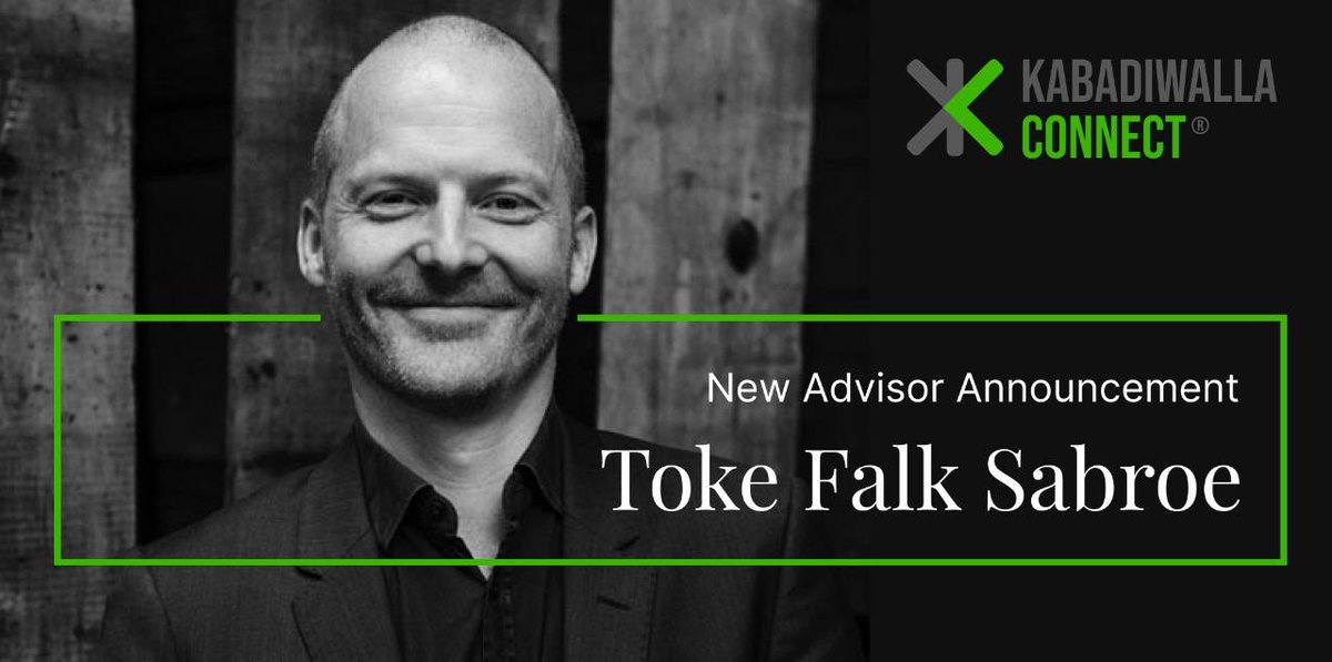 Kabadiconnect's tweet photo. Please join us in welcoming our first official advisor to the Kabadiwalla Connect leadership team, Toke Falk Sabroe! https://t.co/W3fE1nXiV4