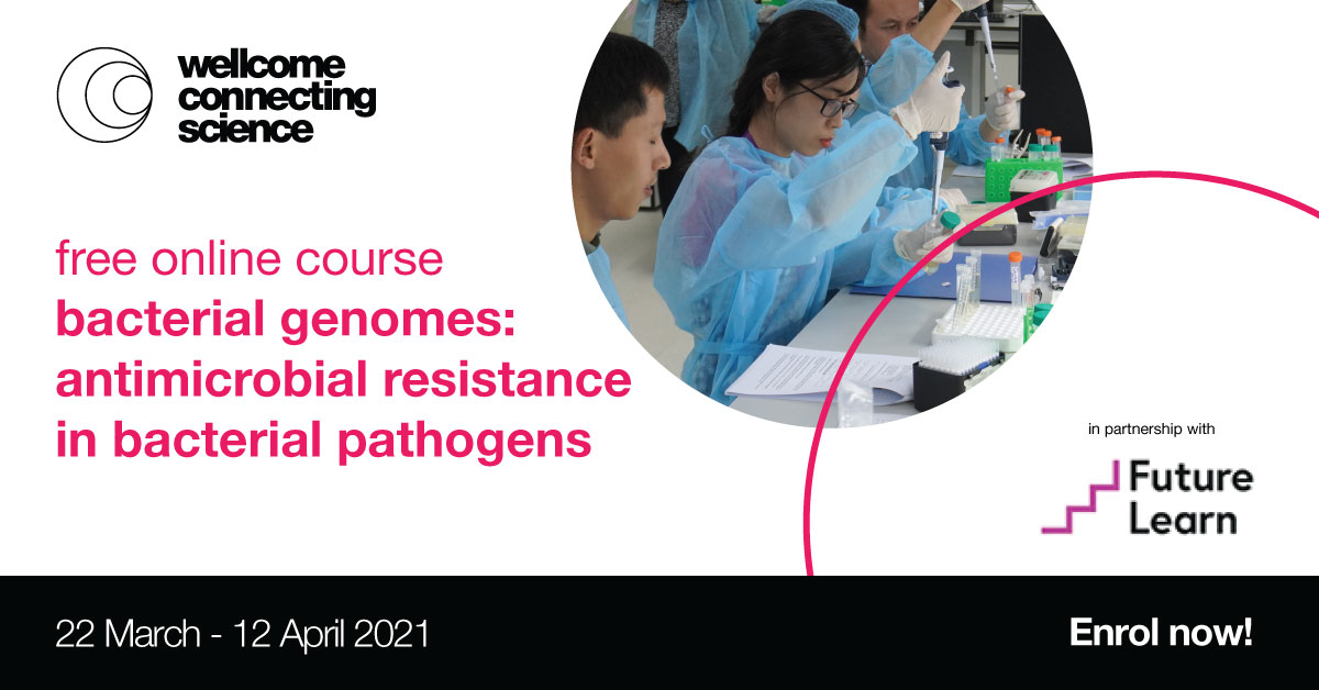 eventsWCS's tweet photo. “I look at tackling #AntimicrobialResistance as saving humankind” – Prof Sam Kariuki @KEMRI_Kenya
Join our FREE @FutureLearn course to build your #AMR lab skills to do just that!
Join ➡️ https://t.co/QiiFCz0Fnf | #FLBacterialGenomesAMR #AMRprogress @UKAMREnvoy https://t.co/24ITbM6YDV