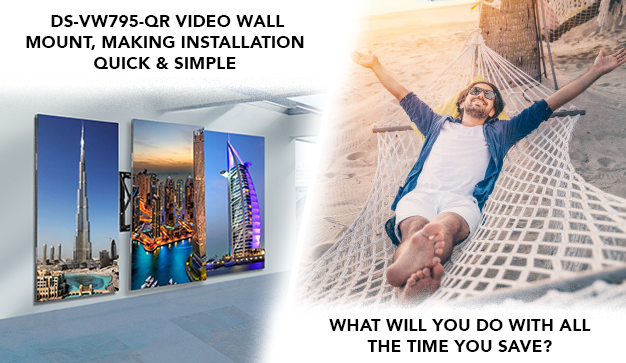 Our DS-VW795-QR is packed with functional &amp; time-saving features; including an easy hang keyhole slot, which turns an install into a one-person job. Making installation so quick &amp; simple your biggest issue will be what to do with all the time you save! bit.ly/2OSyVCy