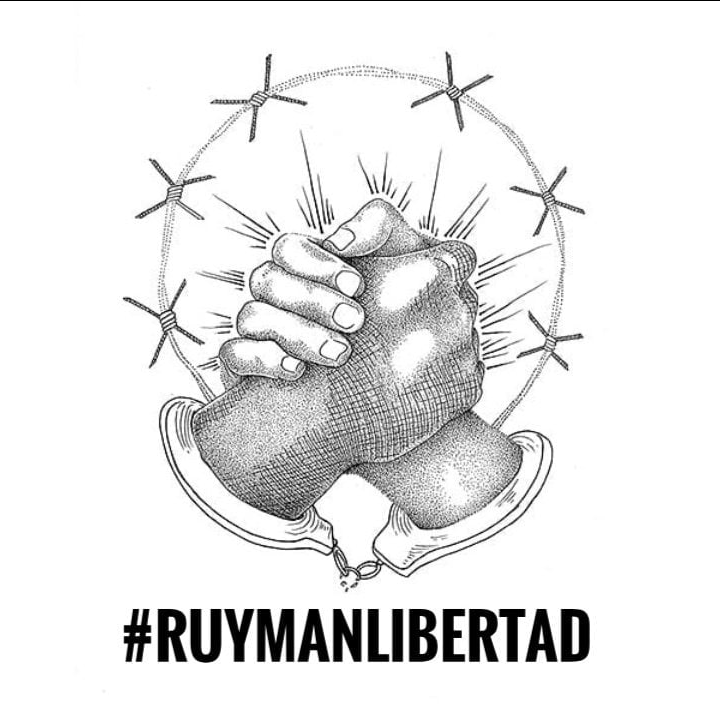 En esta casa estamos con #RuymanLibertad. Todo mi apoyo y solidaridad con las compañeras que luchan día a día, #LaFAGCNoSeToca. El apoyo mutuo es nuestra mejor arma, por eso nos quieren aisladas y no en comunidad. Abrazo fuerte a las compas de la <a href="/FAGC_Anarquista/">FAGC #RuymánLibertad</a> 🖤🖤🖤