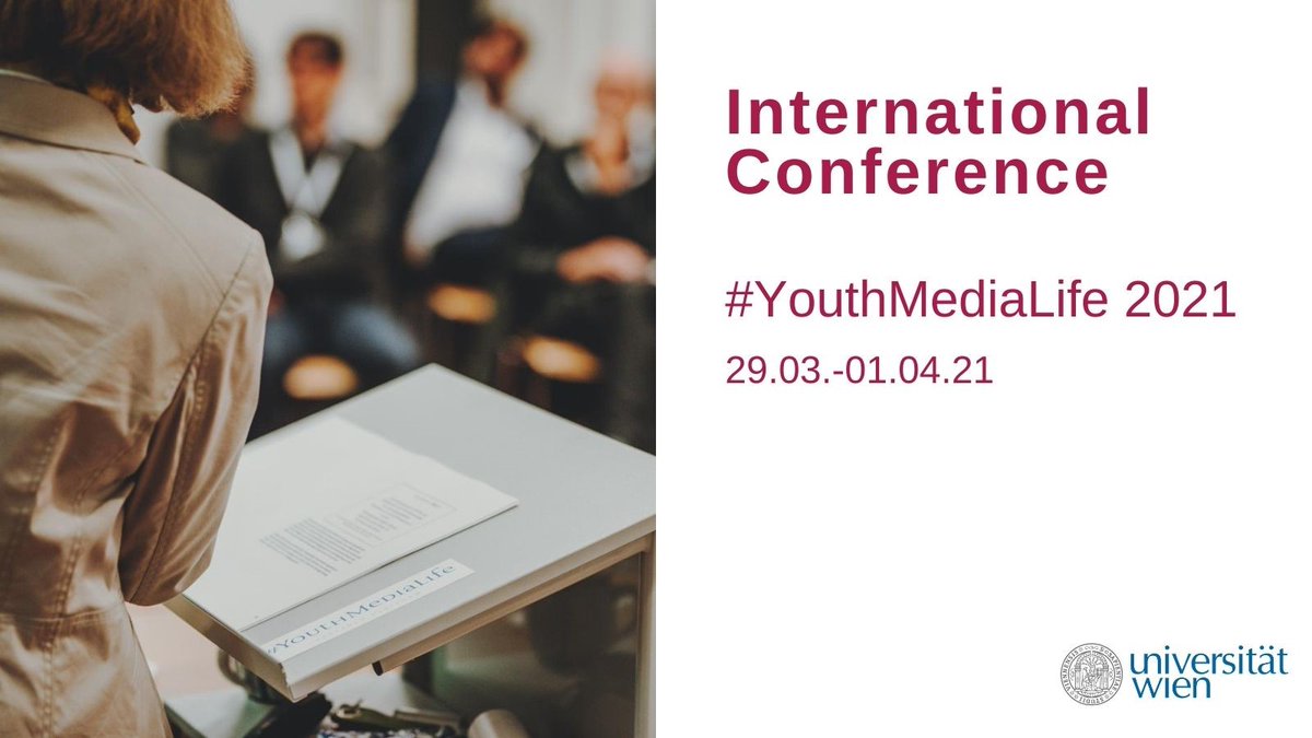 #YouthMediaLife 2021 Conference (<a href="/youthmedialife/">#YouthMediaLife</a>) 💡🧩

In 100 Beiträgen von Expert*innen könnt ihr interdisziplinäre Einblicke in aktuelle Entwicklungen zu Identitätsbildung, Medienpraktiken &amp; Lernverhalten Jugendlicher erhalten. #yml21 Zur Anmeldung: bit.ly/youthmedialife… ⏰