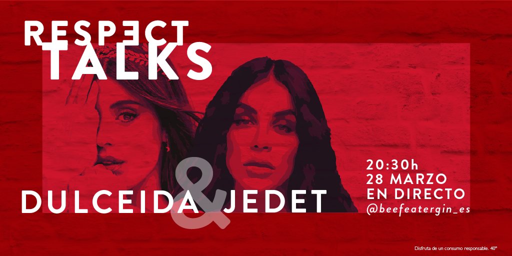 beefeatergin_ES's tweet photo. ¡Esta semana recibimos a Dulceida y a Jedet en nuestra #RESP3CT TALK! Hablaremos con ellas sobre respeto y otros temas, todo en directo este domingo a las 20:30 desde nuestro perfil en Instagram, ¡te esperamos! #BeefeaterGin https://t.co/4rWIcp7wcw