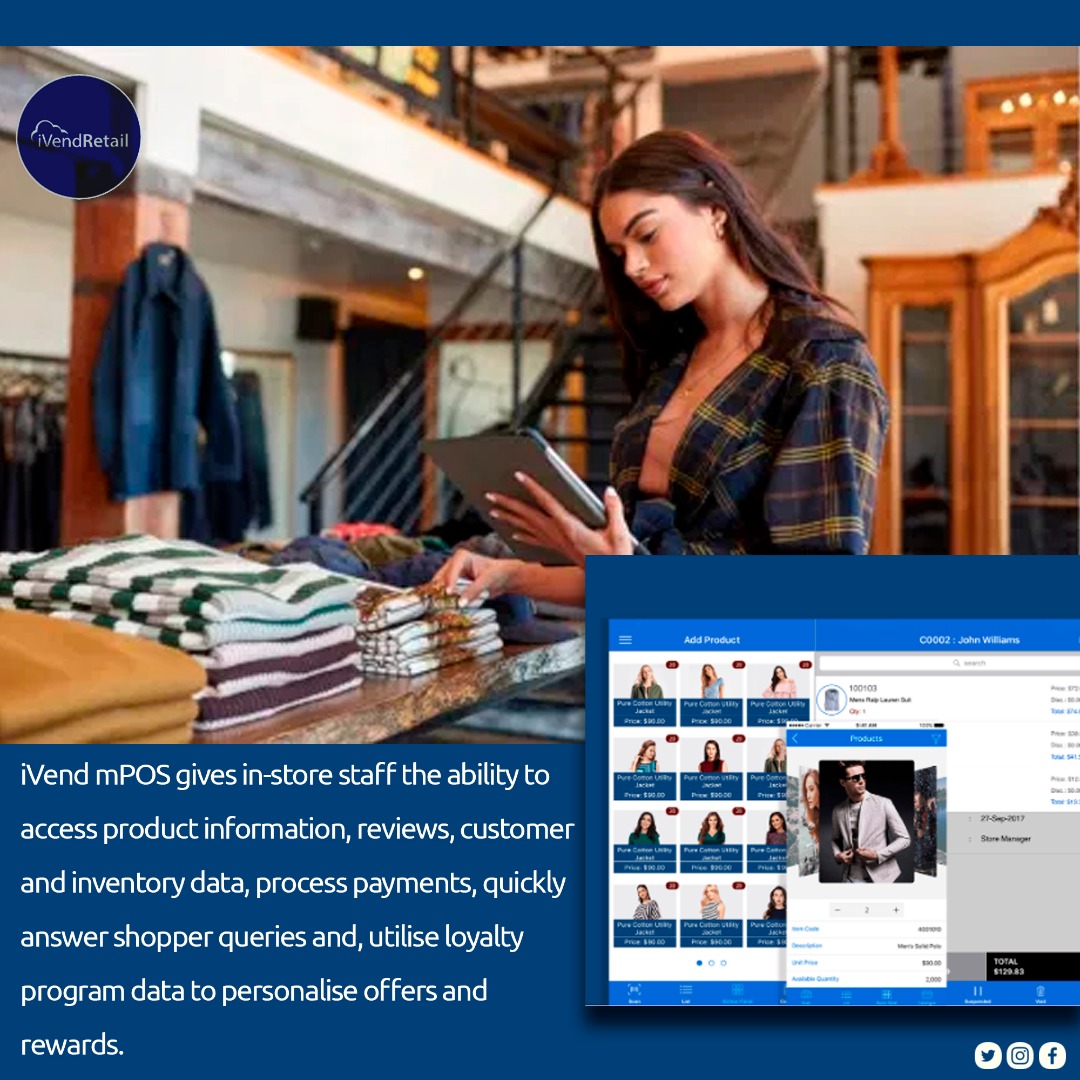 IntellivosTech1's tweet photo. Ivend Mobile POS suitable for stores and retail outlets .

Move beyond processing transactions, to empowering experiences that increase sales with a fast, dependable Point of Service application for quick, convenient customer transactions.

Send us a DM for more info https://t.co/O4wVFCzljt