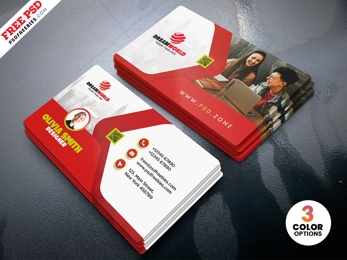 PSDFreebies on Twitter: "Free Modern Personal Business Card PSD Pertaining To Visiting Card Psd Template