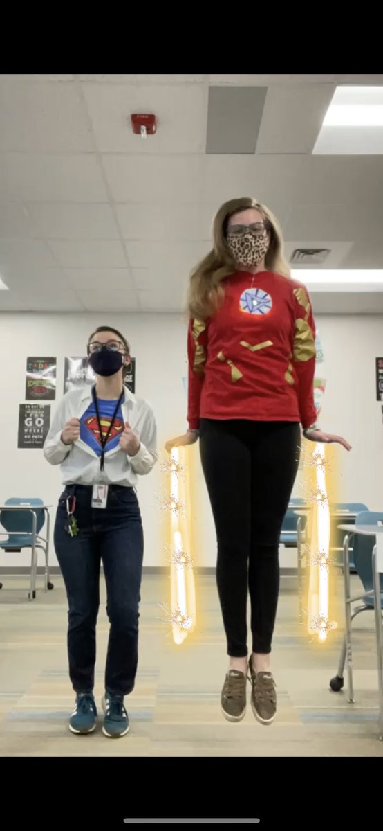 ms_hilts's tweet photo. ✨Superman &amp; Ironman✨ #spiritweek #superheroday #AFMSChargers #ChargersCare https://t.co/iZa4u0yqGw