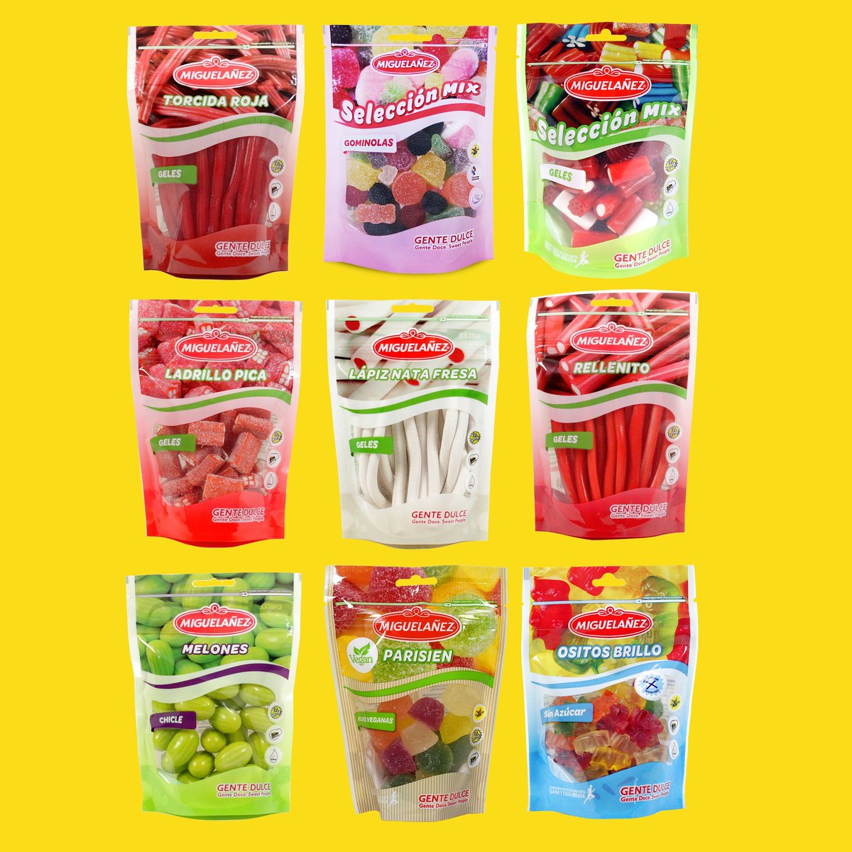 miguelanez's tweet photo. ¡Nuestros doypack son simplemente irresistibles! ¿Con cuál te quedas? Cuéntanos en RT, síguenos y ¡te mandamos todos a tu casa! #sorteo #doypack #golosinas #caramelos #regaliz #gentedulce https://t.co/n7q4KViOTP