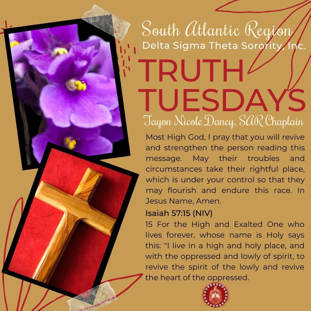 #TruthTuesdays with our Regional Chaplain @tayond   

Are you weary and burdened or lowly in spirit? Have your circumstances worn you down?  Remember that believers can bring their burdens to God and He will give you rest. #receiverest #HearHisvoice #listenandfollow