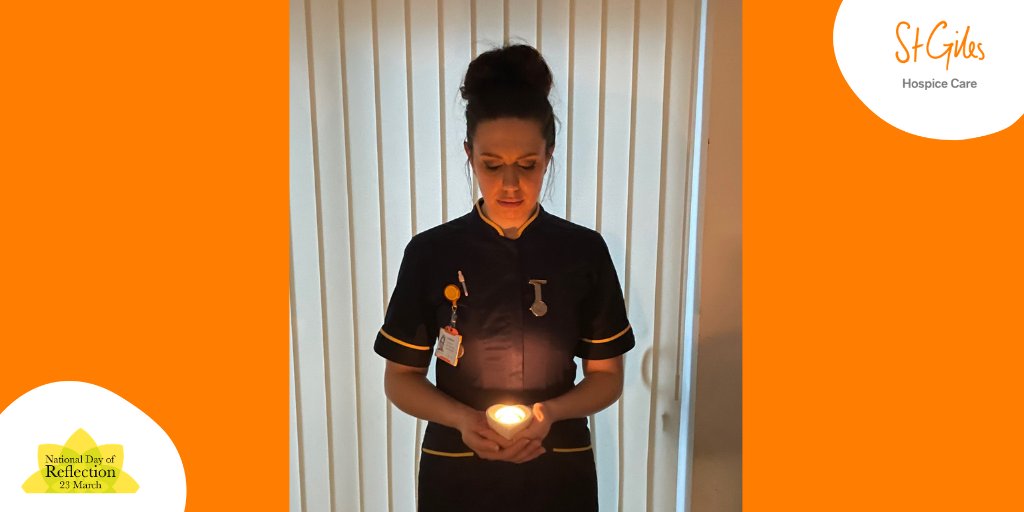 StGilesHospice's tweet photo. At midday today, we’ll be joining the nation for a minute’s silence to pause and reflect on the unprecedented loss we're all facing as a nation #UniteInMemory #DayOfReflection https://t.co/PEeOiQ6nEk