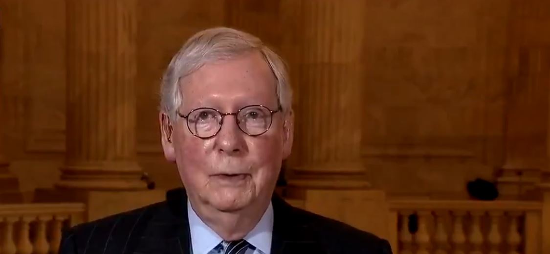 politicususa's tweet photo. Mitch McConnell Spouts More Bogus Threats About Senate Filibuster Reform: Speaking to the Ruthless podcast in an episode released earlier this morning, Senate Minority Leader Mitch McConnell (R-Ky.) claimed reforming the filibuster would lead to a… https://t.co/ExstHsdo4X https://t.co/xXIhZBuIWV