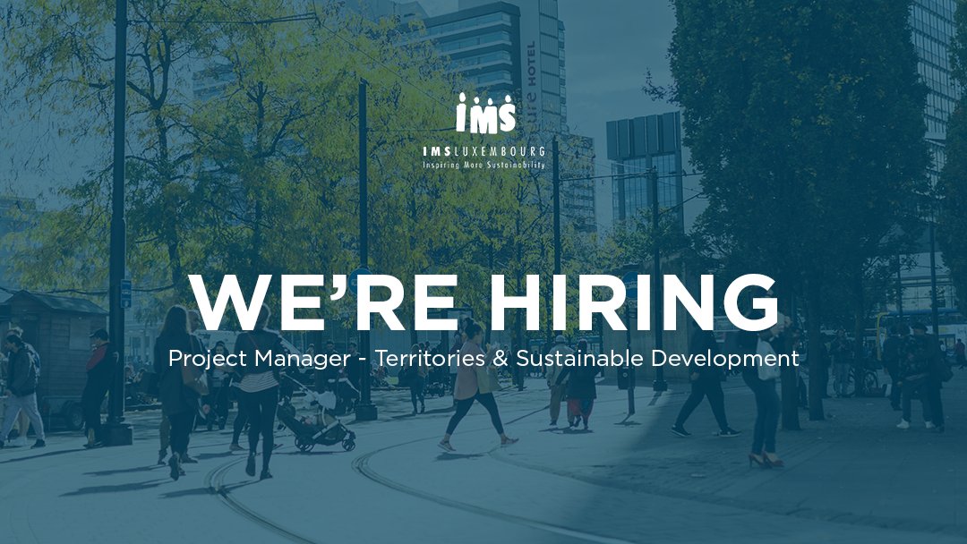 📣 #NowHiring | We are looking for our future Project Manager "Territories &amp; Sustainable Development"

➡️ More information and application: imslux.lu/files/2OFFRE_P…

#Spreadtheword #job #jobsearch #emploi