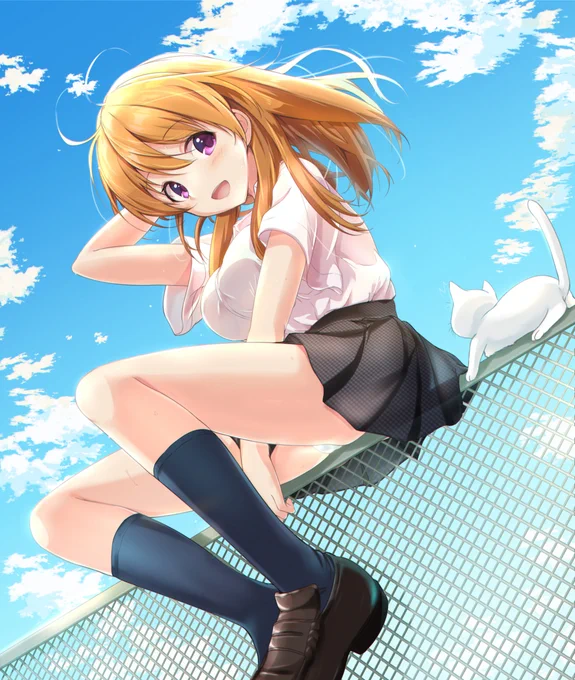 #見た人も無言で茶髪美少女貼れ 
