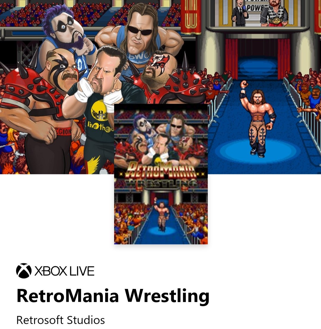 Robot__Turkey's tweet photo. Just ordered #RetromaniaWrestling from #XboxNetwork. Can't wait to play it and challenge for the #NWA #TenPoundsOfGold. #Retrosoft #retromania #Gaming #Xbox https://t.co/UDlPbBRCCw