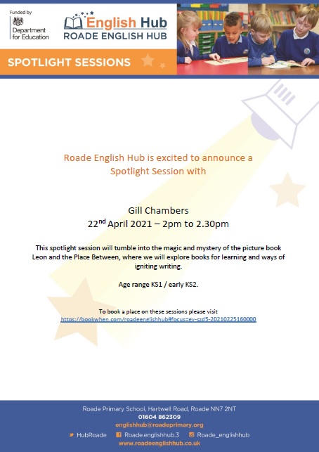 HubRoade's tweet photo. Spotlight Session Alert - This is set to be an incredible CPD session with Gill Chambers. Book here - https://t.co/zCSkIN2sGc #CPD #picturebooks #ignitingwriting #KS1 #KS2 https://t.co/7M27EnuxPU