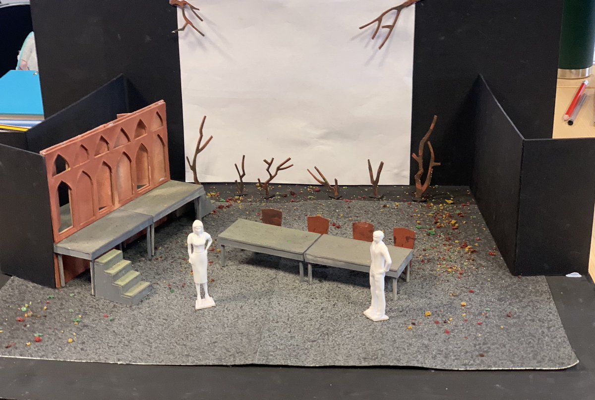 Here’s the first look at the Macbeth stage set design 🗡🩸 #LCMMacbeth 
Exciting times ahead with <a href="/LCM_Actor_Musos/">LCM Actor Musicians</a> &amp; our director <a href="/GemmaRMKerr/">Gemma Kerr</a>