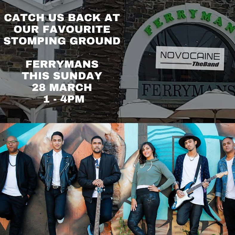 NovocaineCPT's tweet photo. One of our favourite stomping grounds @Ferrymansrestau ♥️
#localband #livemusic #liveband #goodvibes https://t.co/QB1tdEEen5