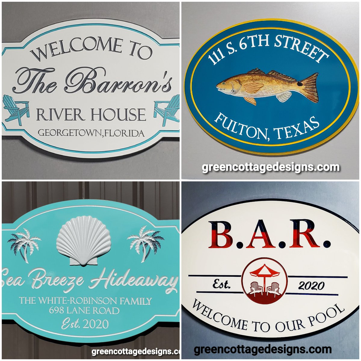 cottage_green's tweet photo. Tuesday Thoughts #CustomSigns☀️#BeachRental⛵#LakeTahoe⚓#Southampton🐎#FarmSigns🍹Tiki Bar & Pool Signs🏡Waterproof #CNC Sign🌊Country Living #TreeSwings
https://t.co/mxWEx0l0jL https://t.co/IpvhNBLT7s