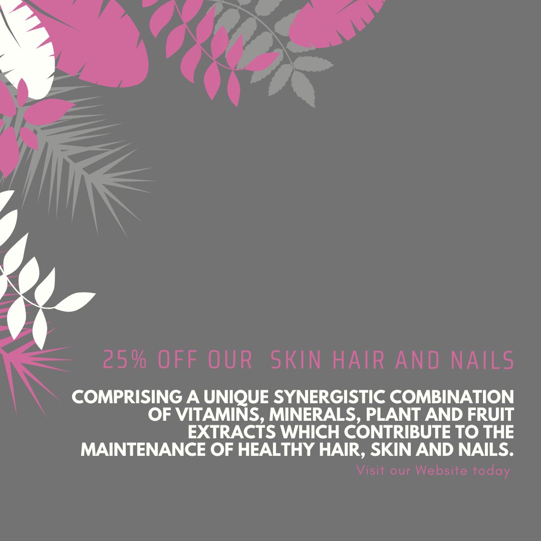 options_natural's tweet photo. Fancy discovering more about out fantastic Skin, Hair and Nails supplement?  Shop our amazing 25% discount here 👉 https://t.co/OlXL7iYRW6
#discovermore #skinhairnails #lookafteryourself #vitamins #supplements #discountoffer #bargin #healthylifestyle https://t.co/NWewXgOhNt