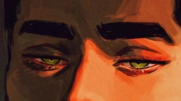 Head empty just Damian's eyes 