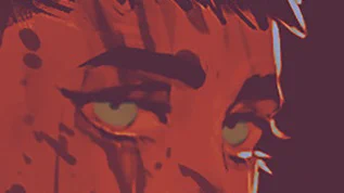 Head empty just Damian's eyes 