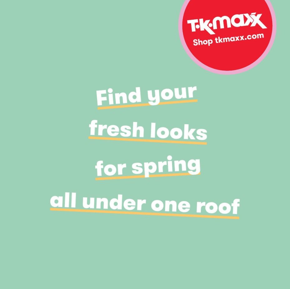 MeteorShopping's tweet photo. @TKMaxx_UK has all the freshest must-haves, lush tees, cosy cushions, yummy yoga wear and sporty activewear.  Go on… get a fresh look this Spring with tons of big brand bargains all under one roof! https://t.co/3HOZ2QGWOc