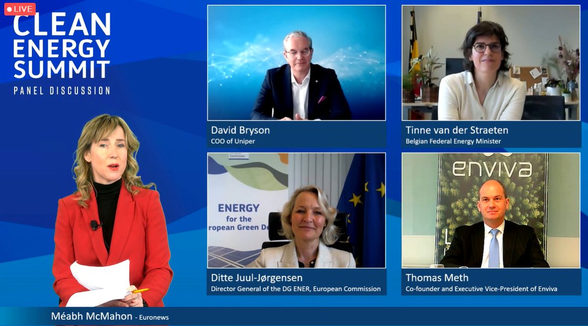 Enviva's tweet photo. Thomas Meth, Enviva's co-founder and EVP of Sales &amp; Marketing shared his insights at the session "Leading the Renewables Surge in Europe” at the #CleanEnergySummit today. More below: https://t.co/DYfD5f5RSd