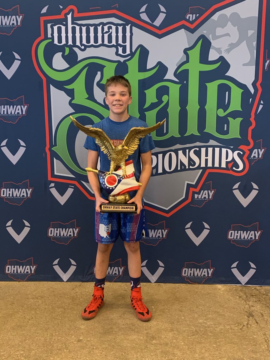 A huge shout-out to Cooper Schlaegel (D4/85 lb) on winning the title at the <a href="/OHWAY_WRESTLING/">OHWAY WRESTLING</a> State Championships. 🏅🤼‍♀️💪

#WeAreBaaad