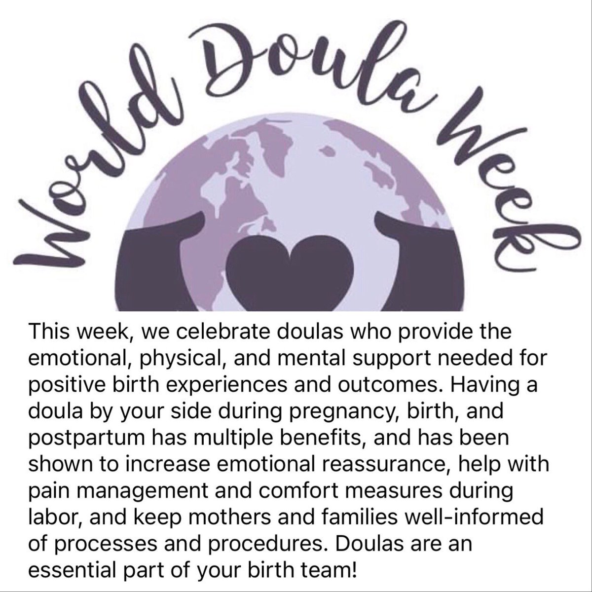 @bmore4healthybabies is building important #doulatraining options—so please keep an eye out. We’ll soon share more of their news & important opportunities to transform maternal health for Black moms. In the meantime, let’s celebrate World Doula Week!