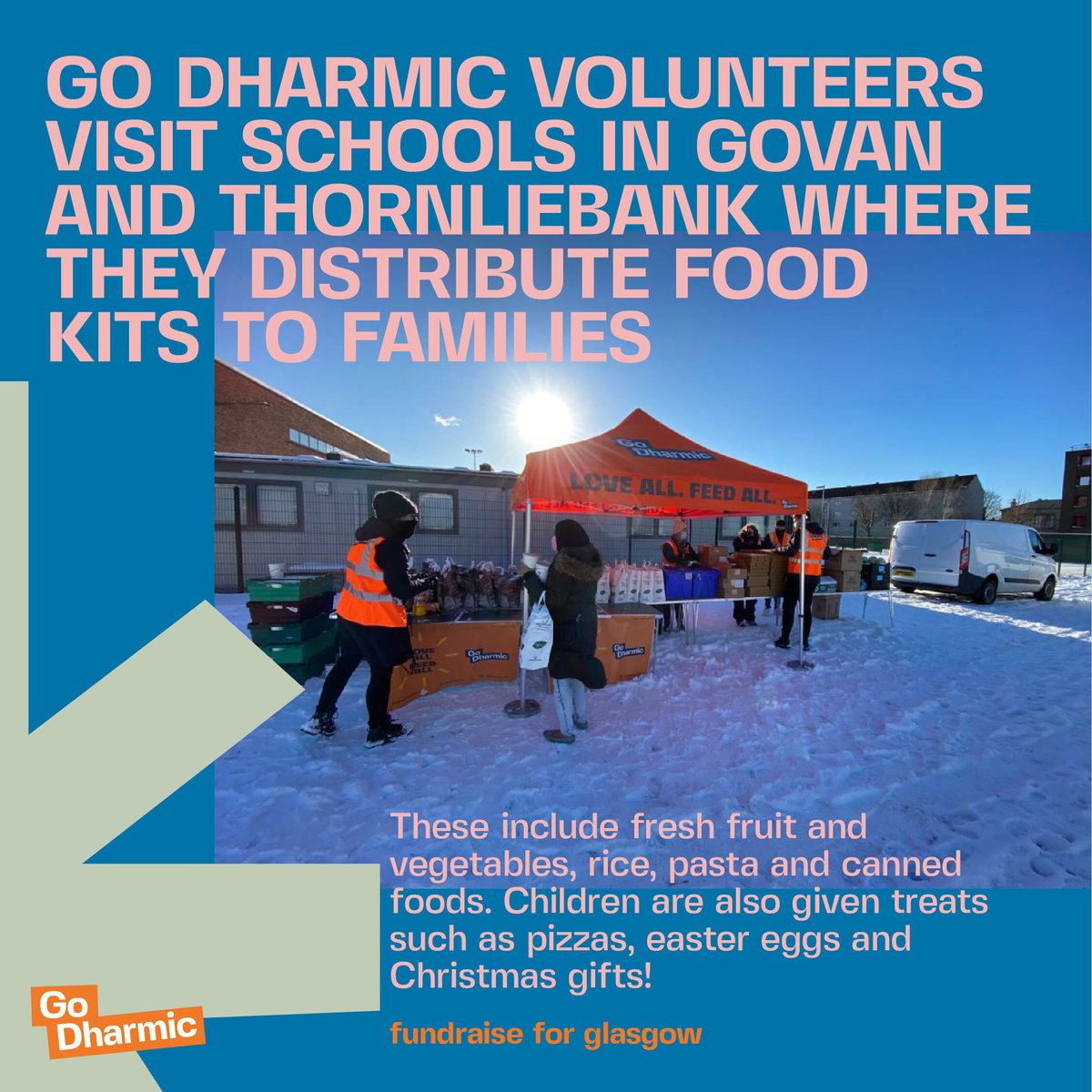 GoDharmic's tweet photo. Families are invited to collect their kits once a week, with around 300 families attending each week.
Stay tuned to know more about what we do in glasgow @FareShareUK @RiversideGovan @_TSLT #gdinglasgow #glasgow #scotland #helpcommunity #community #food #foodpack #meals #donate https://t.co/66E0dUWF3H