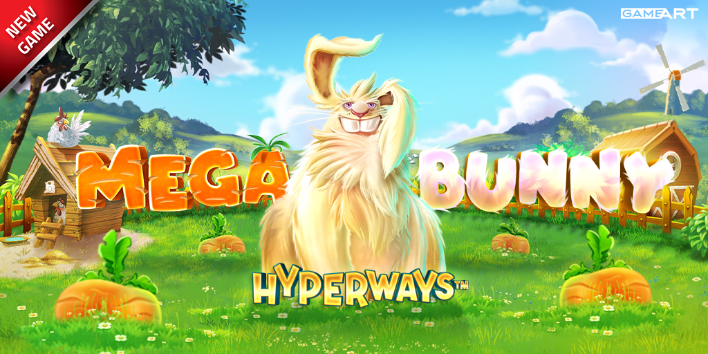 gameartslots's tweet photo. HyperWays™, the new game mechanic developed by GameArt, is proud to bring you the new Mega Bunny slot with over 60 million ways to win + many other features! 🐰🎰 Enjoy the game and have a Mega Happy Bunny Easter!🐣#HyperWays #MegaBunny #GameArt #newslots #NEWGAME https://t.co/CnYlo4Ksdi