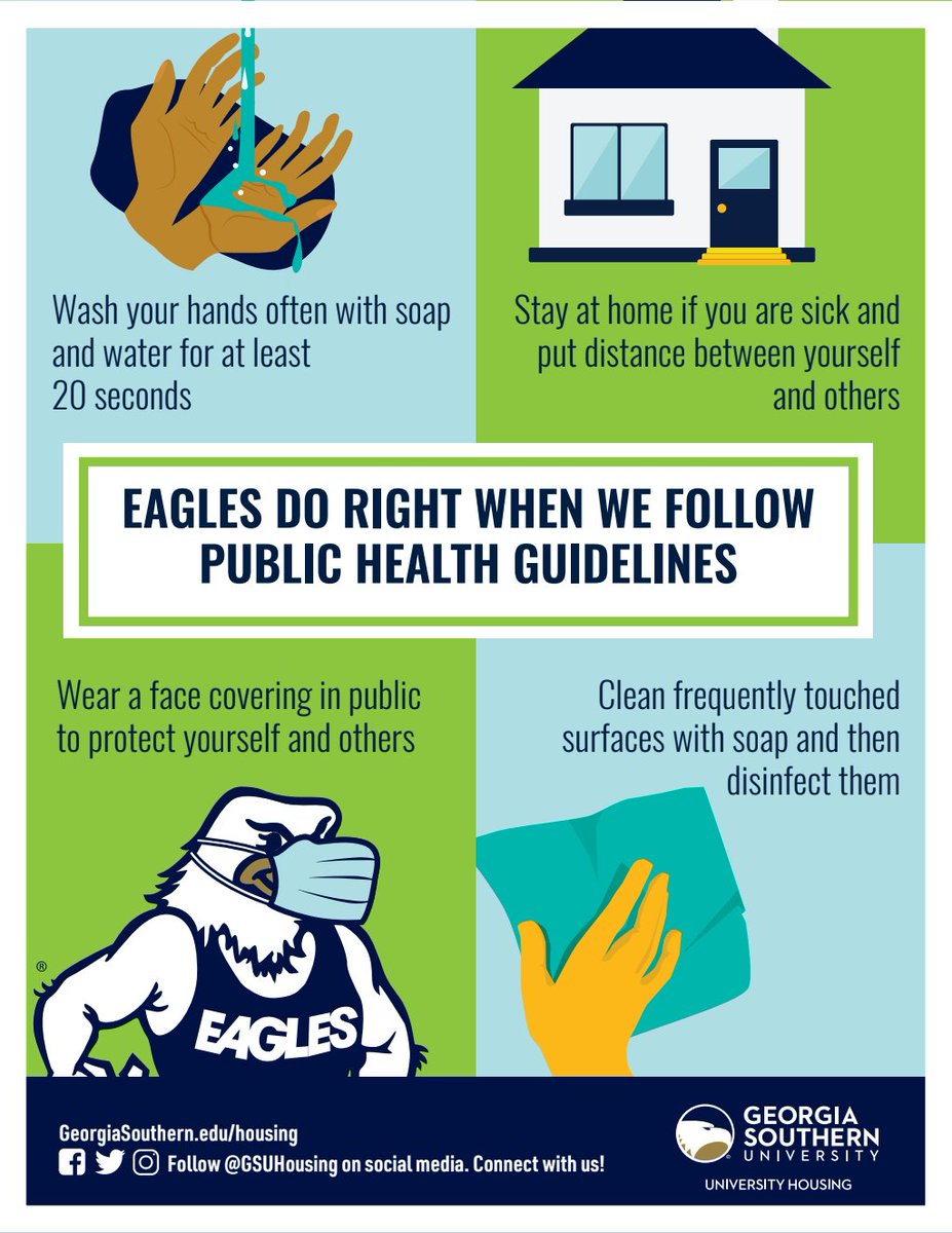 GSswhp's tweet photo. Eagles, Let's Continue To Do Right! #GS #GSArmstrong #GSStatesboro #EaglesStaySafe https://t.co/1o50TjUfyG