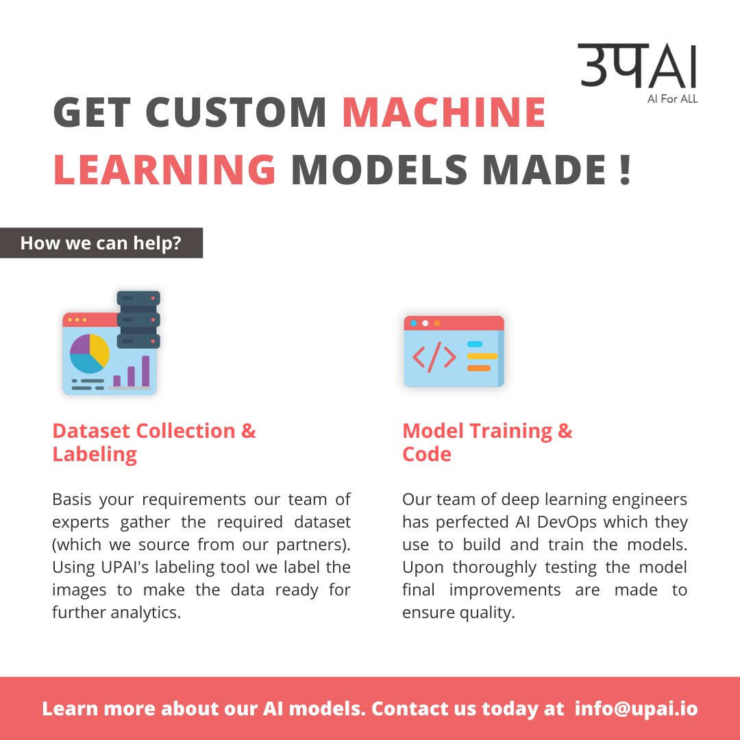 upai_io's tweet photo. Every #business, #organization or #startup nowadays, irrespective of its size, requires effective #customsoftware to fulfil its day to day tasks adequately.  UPAI helps you to #develop custom tools and #applications using our ready to use #APIs.  https://t.co/R0ZRAnRDus https://t.co/98Dy2WX3o2