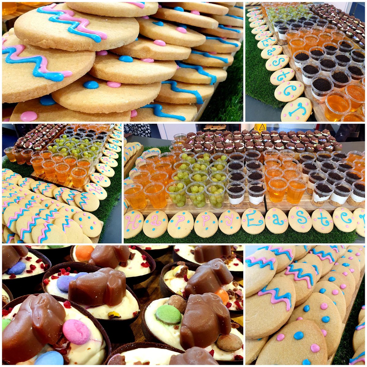 wgiles16's tweet photo. Easter Egg Biscuits For Hockerill Lunch @jastakd @HolroydHowe @DanielCollier84 @HockerillColl @HAECBoarding @sandraoakes11 @abowden64 https://t.co/N5tTnIvwKA