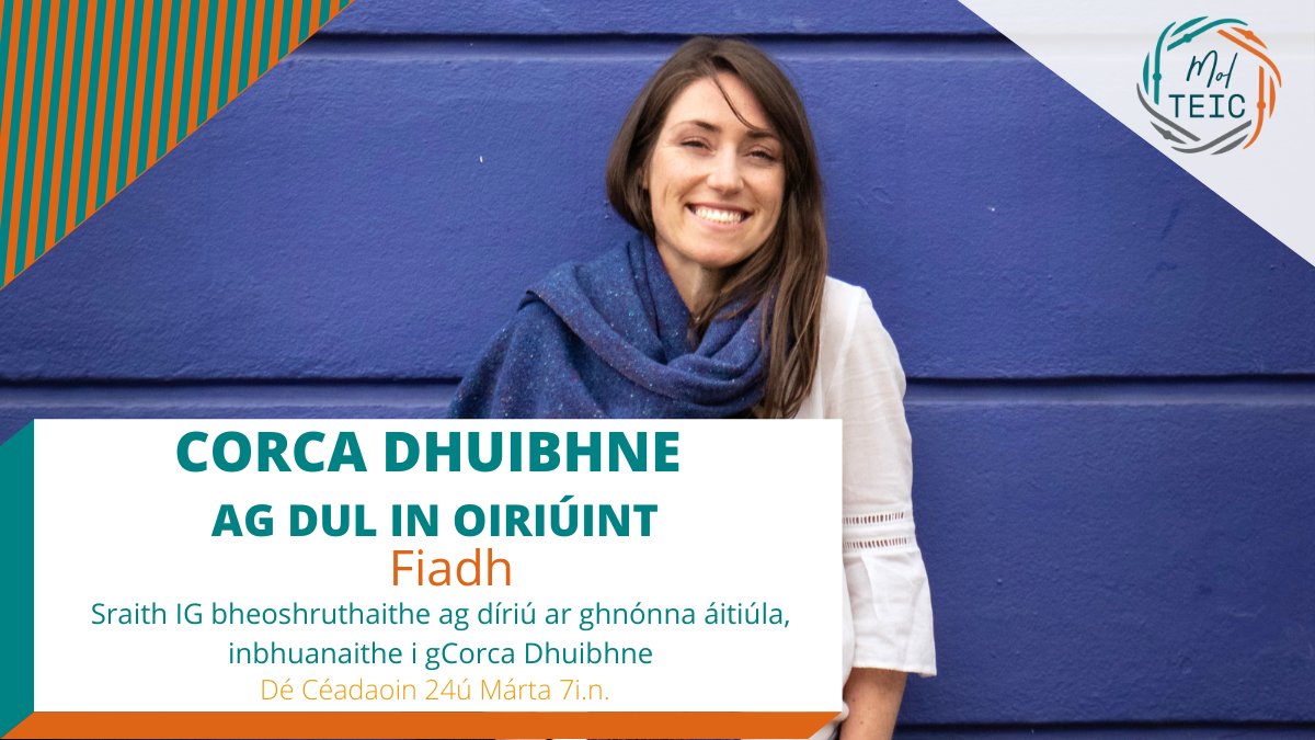 Bígí linn tráthnóna inniu @ 7i.n. Sceitimíní orainn a bheith ag caint le <a href="/fiadhwoven/">Fiadh</a> #inbhuanaitheacht #éireinbhuanaitheacht #tacaighgnónnaáitiúla #corcadhuibhne2030 #corcadhuibhne