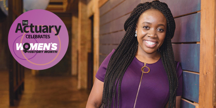 SOActuaries's tweet photo. We celebrate #womenshistorymonth with Rolande S. Mbatchou, ASA, MAAA! "If you are discouraged because you failed an exam, do not give up! Get up and try again! Learn from those who were able to pass successfully and restrategize." https://t.co/PmUpYAPzTJ #SOAThanks Rolande! https://t.co/hF0zHeDvDX