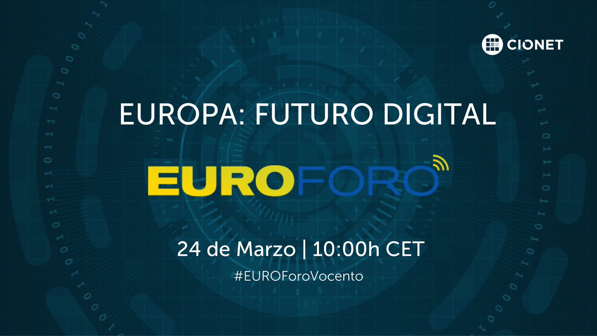 5GBarcelona's tweet photo. 🔔Os recordamos que @EduardMartinLi, CEO de 5G Barcelona, participará mañana 24/03 en #EUROForoVocento, un espacio de análisis e identificación de oportunidades sobre la transformación digital.

Inscríbete en https://t.co/TR41cV2q8T https://t.co/PO0s9YnnTF
