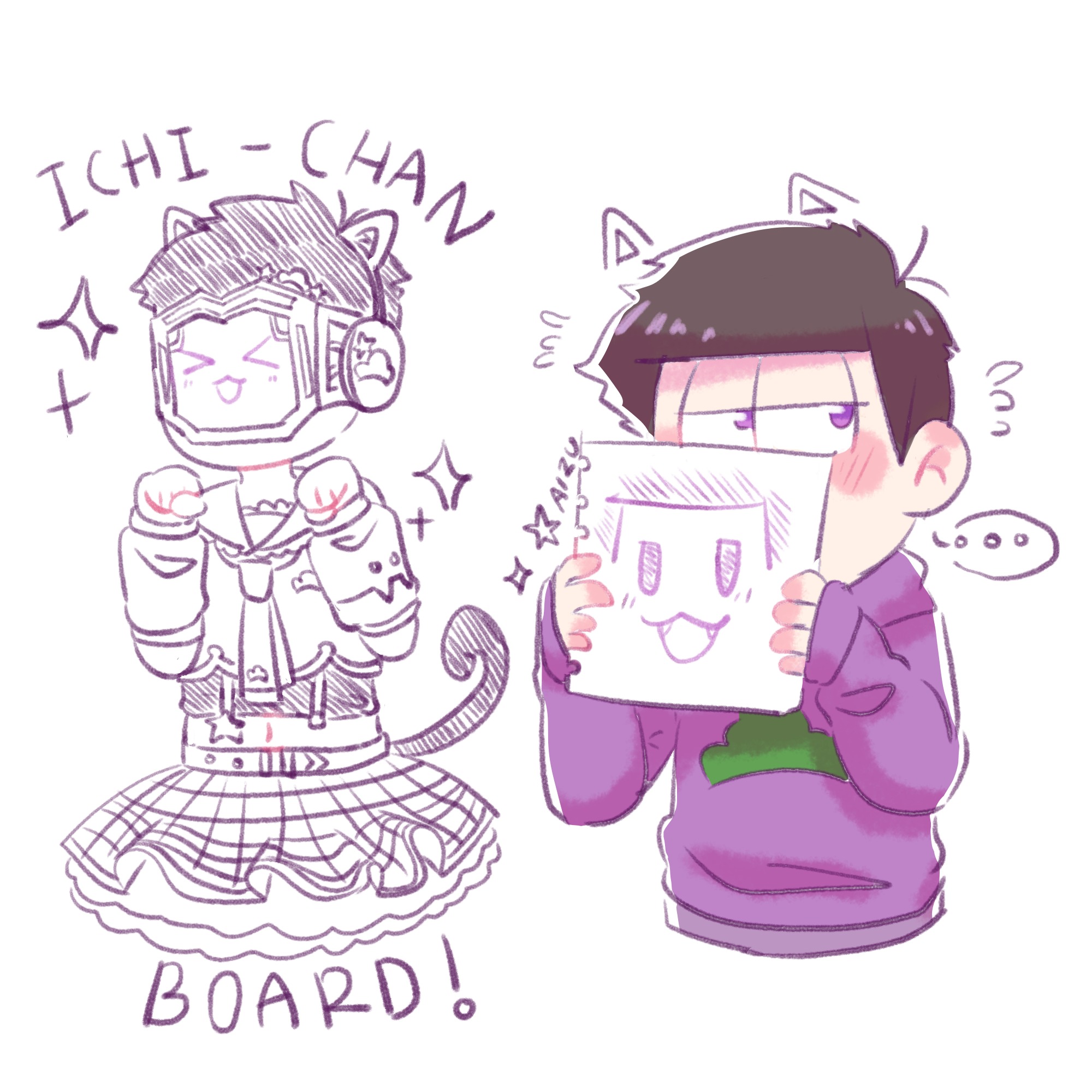 Aizu No Qrt On My Art Ichi Chan Board おそ松さん ラブライブ T Co Odt9dbgzwq Twitter