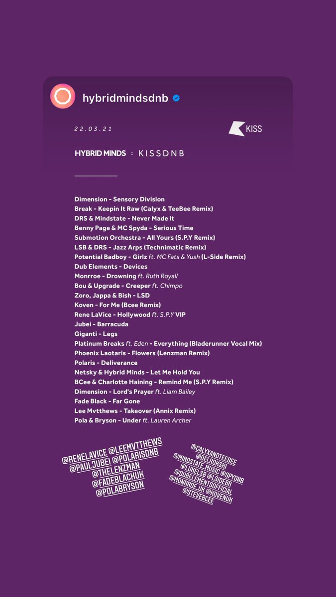 mindstate_music's tweet photo. Big love to @HybridMindsDNB for the continued support on our track  “Never Made It” @MCDRS 👊👊 https://t.co/Yx3mpvA8fo