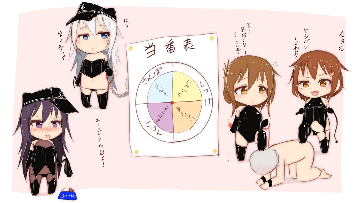 ペット(提督)の世話は当番制 