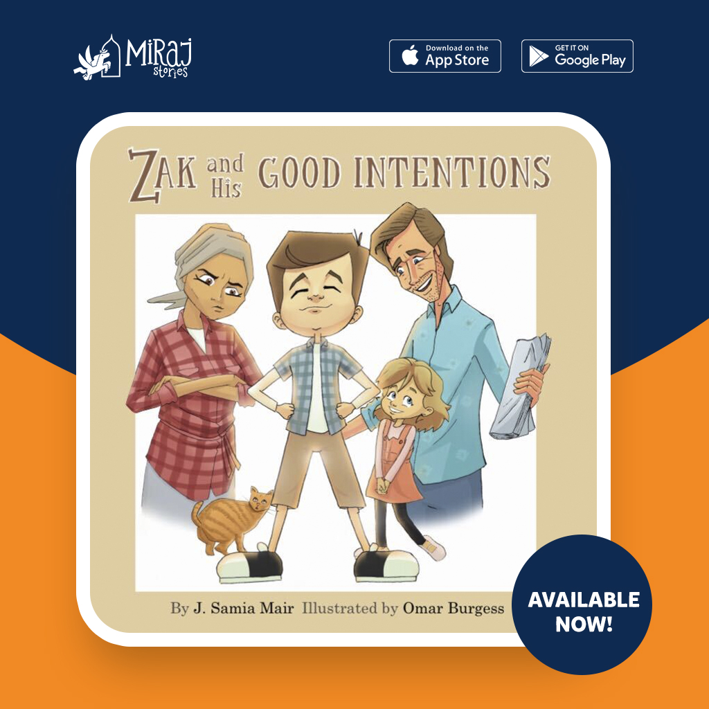Find out all about Zak's adventures in our new picture book, 'Zak and His Good Intentions'. 
Download the Miraj Stories app today. (Link in bio)