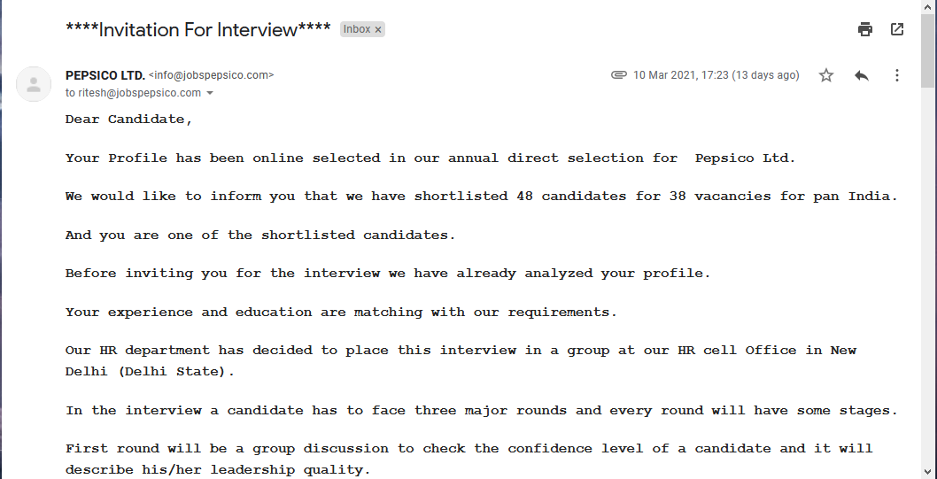 gattu_23's tweet photo. @PepsiCoJOBS @PepsiCoIndia @PepsiCo 

https://t.co/y5m3N5bqgI
IS THIS PERSON EVEN AN HR OF YOUR COMPANY?
CAN SOMEONE PLEASE CONFIRM?
IS THIS EVEN LEGIT? https://t.co/1KlPKr8WC6