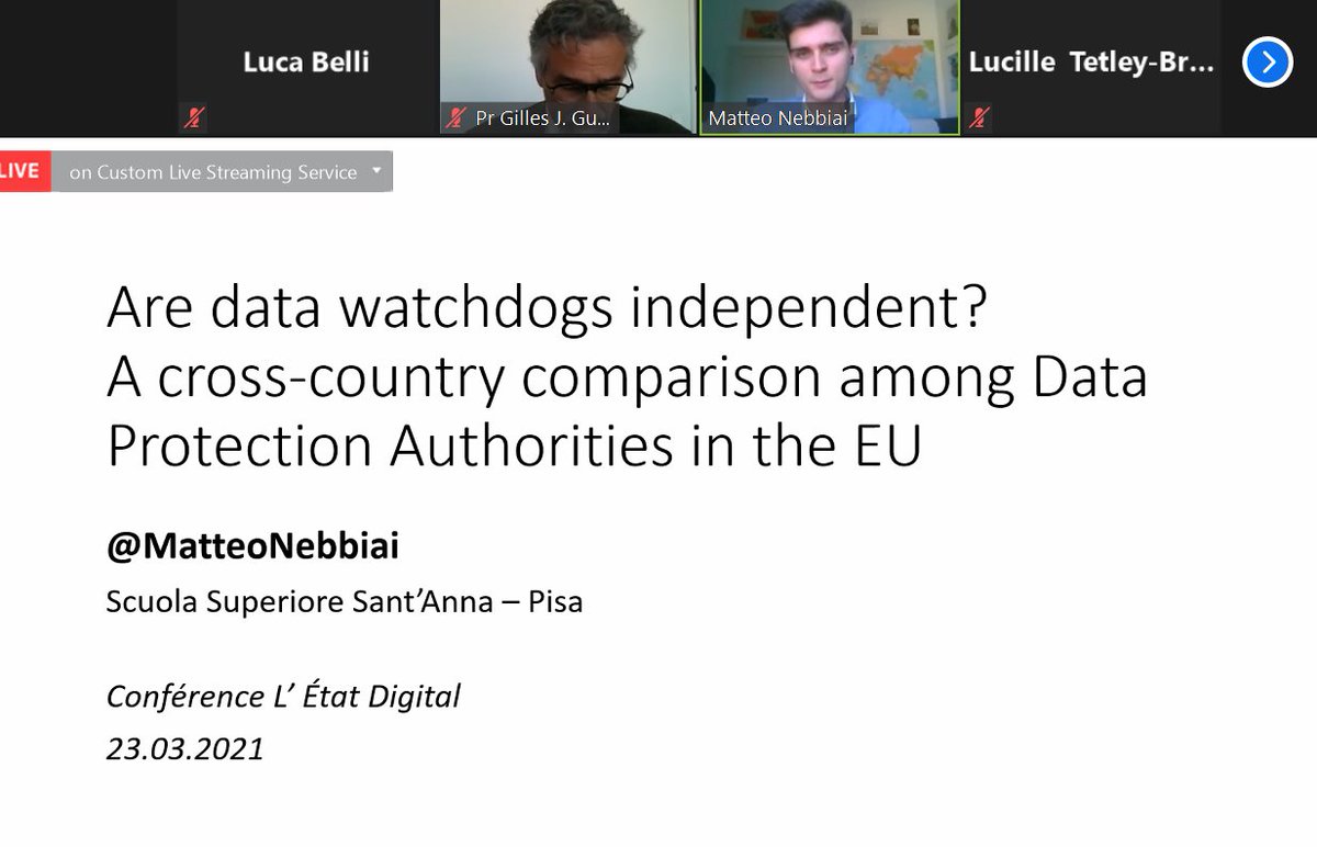 1lucabelli's tweet photo. A truly excellent study by @MatteoNebbiai @SantAnnaPisa, comparing the independency of #DataProtection Authorities in the #EU, applying the analysis of #powerrelations and #institutionalchanges on top of legal analysis.
Remarkably useful and timely!
#DPAs #systemdesign #GDPR https://t.co/S6Kz3UuHKM