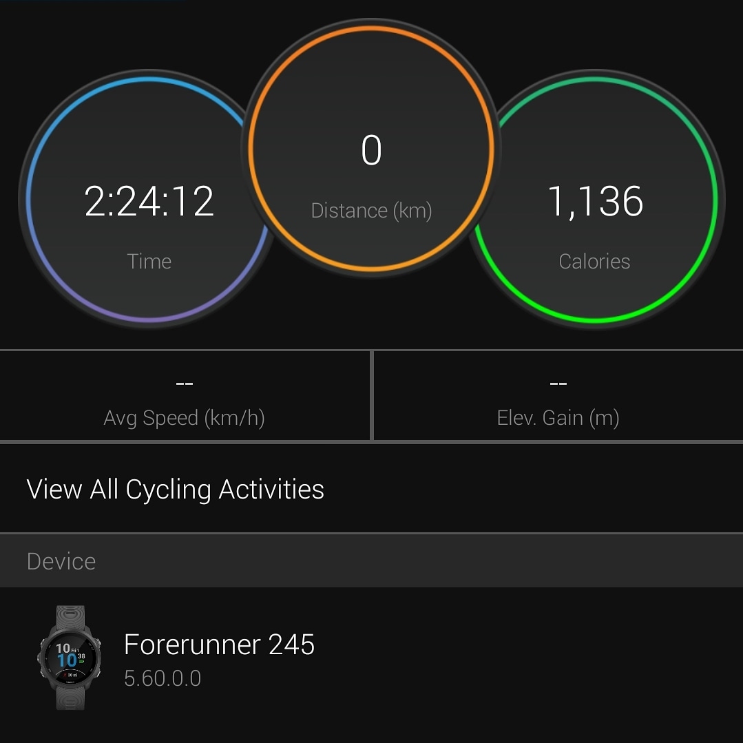 boylabo8's tweet photo. Whooping 1,136 calories burned

#CaloriesBurned #BikeTraining #BikeTrainer #IndoorCycling #GCNTraining #GarminForerunner #GarminForerunner245

Thank you @GCNTweet for your Indoor Cycling Programs!

https://t.co/52bILu15bH https://t.co/M4TTGiH8uo