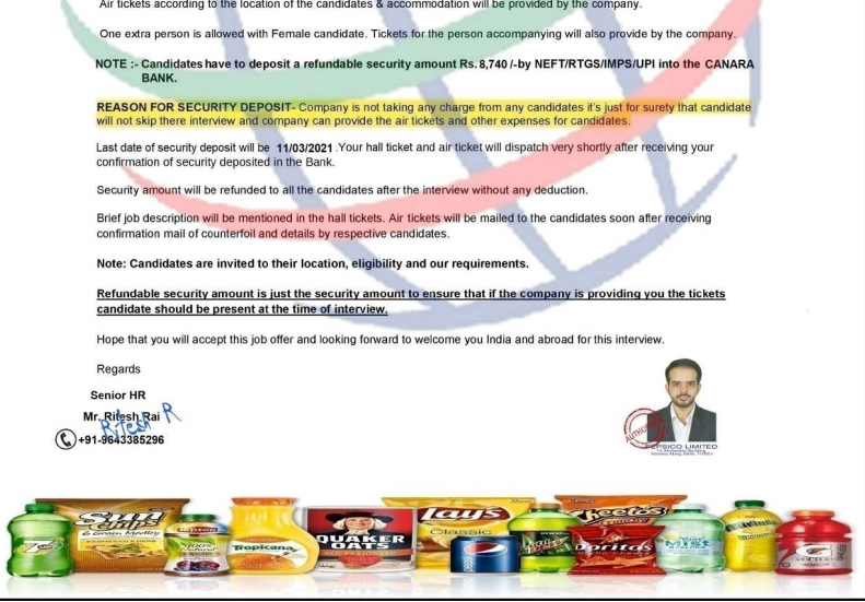 gattu_23's tweet photo. @PepsiCoJOBS @PepsiCoIndia @PepsiCo 

https://t.co/y5m3N5bqgI
IS THIS PERSON EVEN AN HR OF YOUR COMPANY?
CAN SOMEONE PLEASE CONFIRM?
IS THIS EVEN LEGIT? https://t.co/1KlPKr8WC6