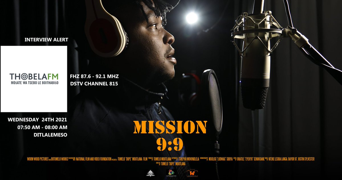 TumeloMoutlana's tweet image. #InterviewAlert 

We are on @ThobelaFMYaka tomorrow morning talking Mission99_Doc and latest developments.

#Mission99_Doc